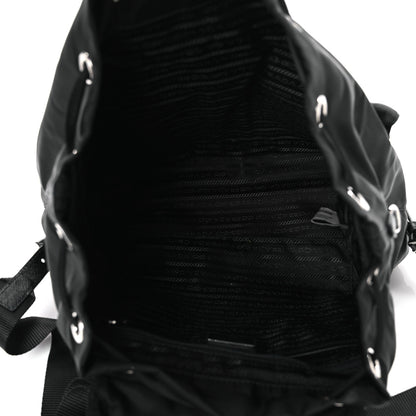 Prada Re-Nylon Saffiano Medium Backpack Black 6 of 10