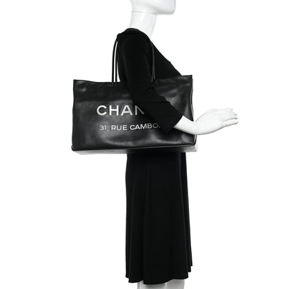 Chanel Calfskin Large Essential 31 Rue Cambon Tote Black 2 of 12