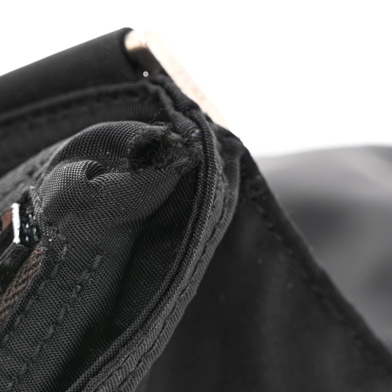 Prada Tessuto Nylon Flat Messenger Bag Black 10 of 12