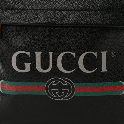 Gucci Calfskin Logo Day Backpack Black 10 of 10