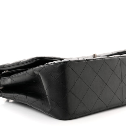 Chanel Lambskin Quilted Jumbo Double Flap Black 9 of 12
