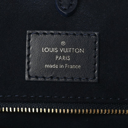 Louis Vuitton Grained Calfskin Nautical Onthego MM Navy Blue 6 of 9
