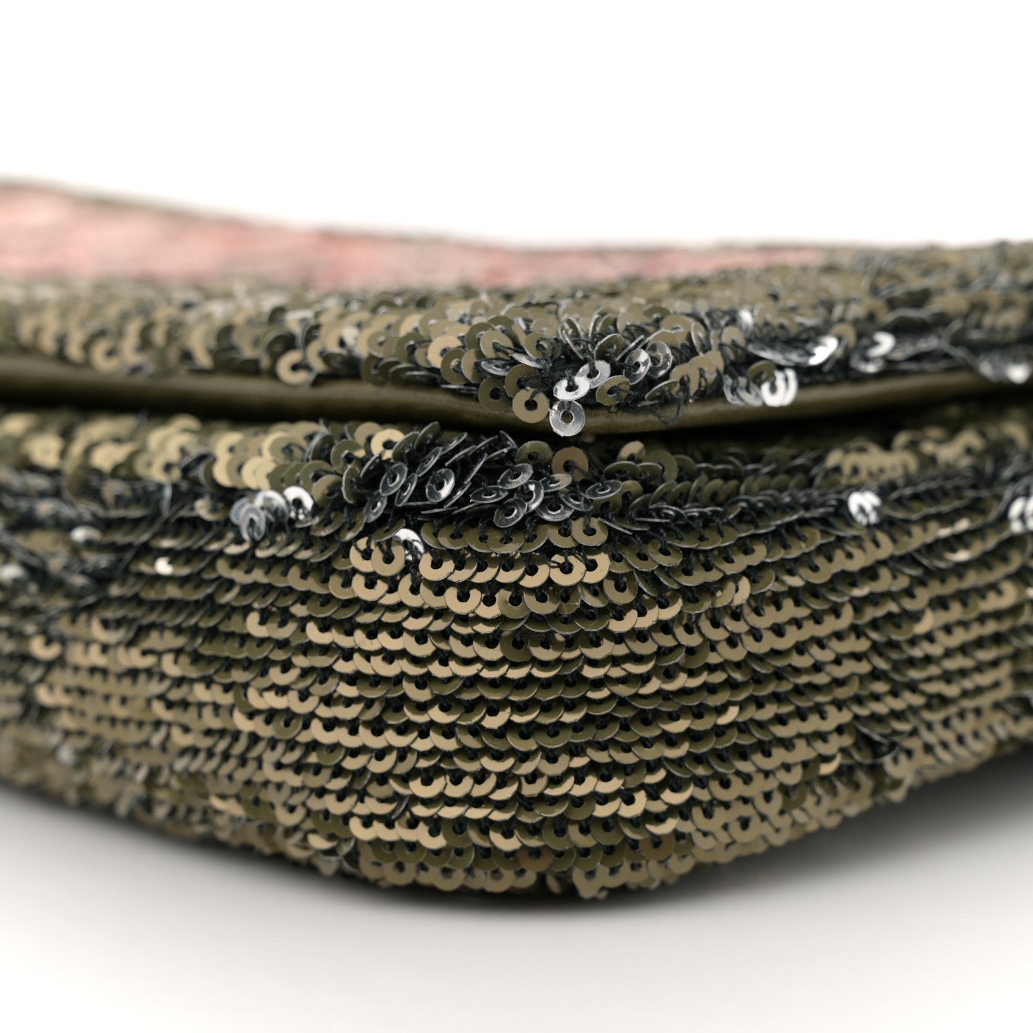 Chanel Sequin Coco Cuba Flap Bag Khaki 10 of 10