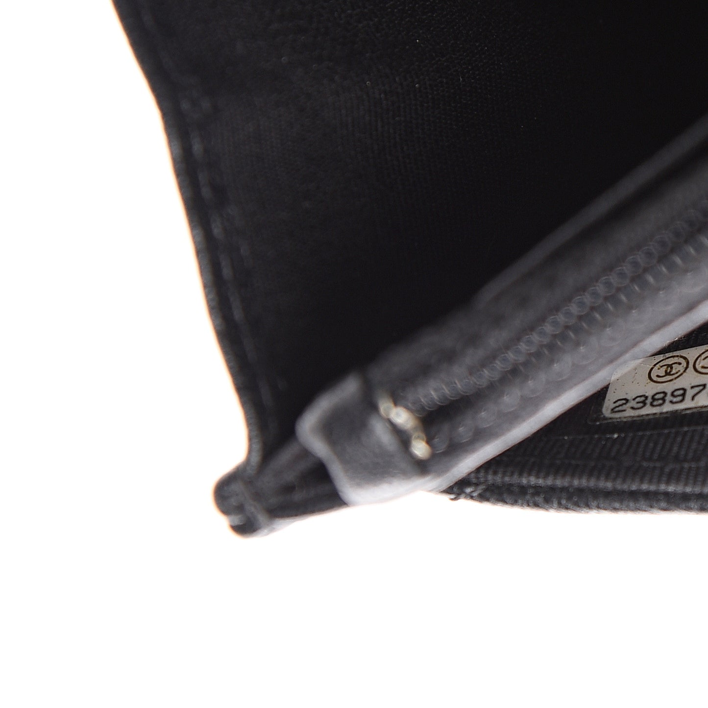 Sheepskin Chevron Reissue Wallet On Chain WOC So Black