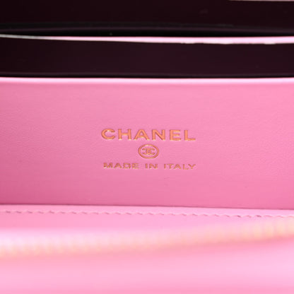 Chanel Caviar Quilted Top Handle Pocket Vanity Case Lilac 6 of 10