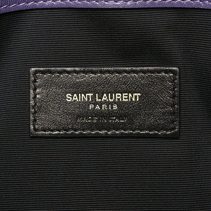 Saint Laurent Ayers Uptown Monogram Pouch Verte Praire Violet Mauve 6 of 11
