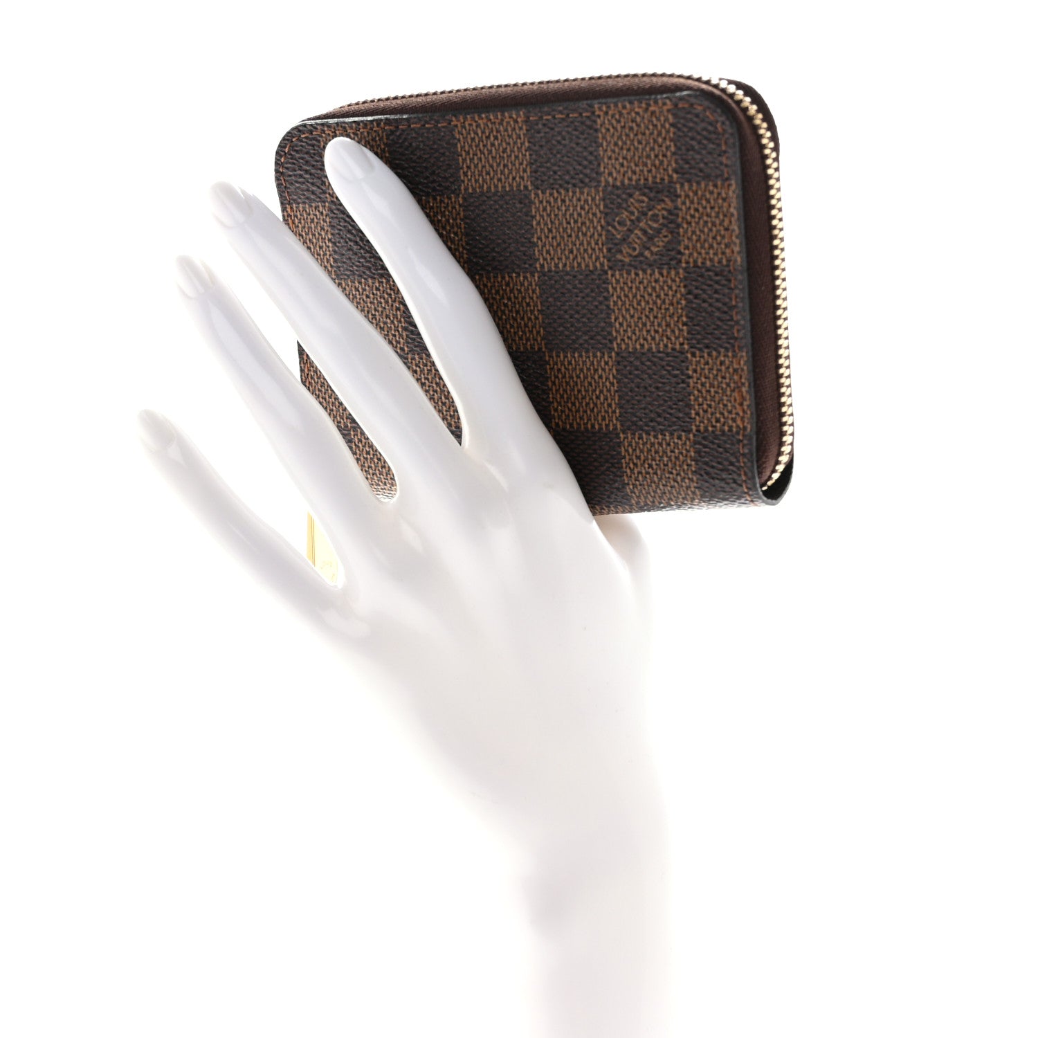 Louis Vuitton Damier Ebene Zippy Coin Purse 2 of 8
