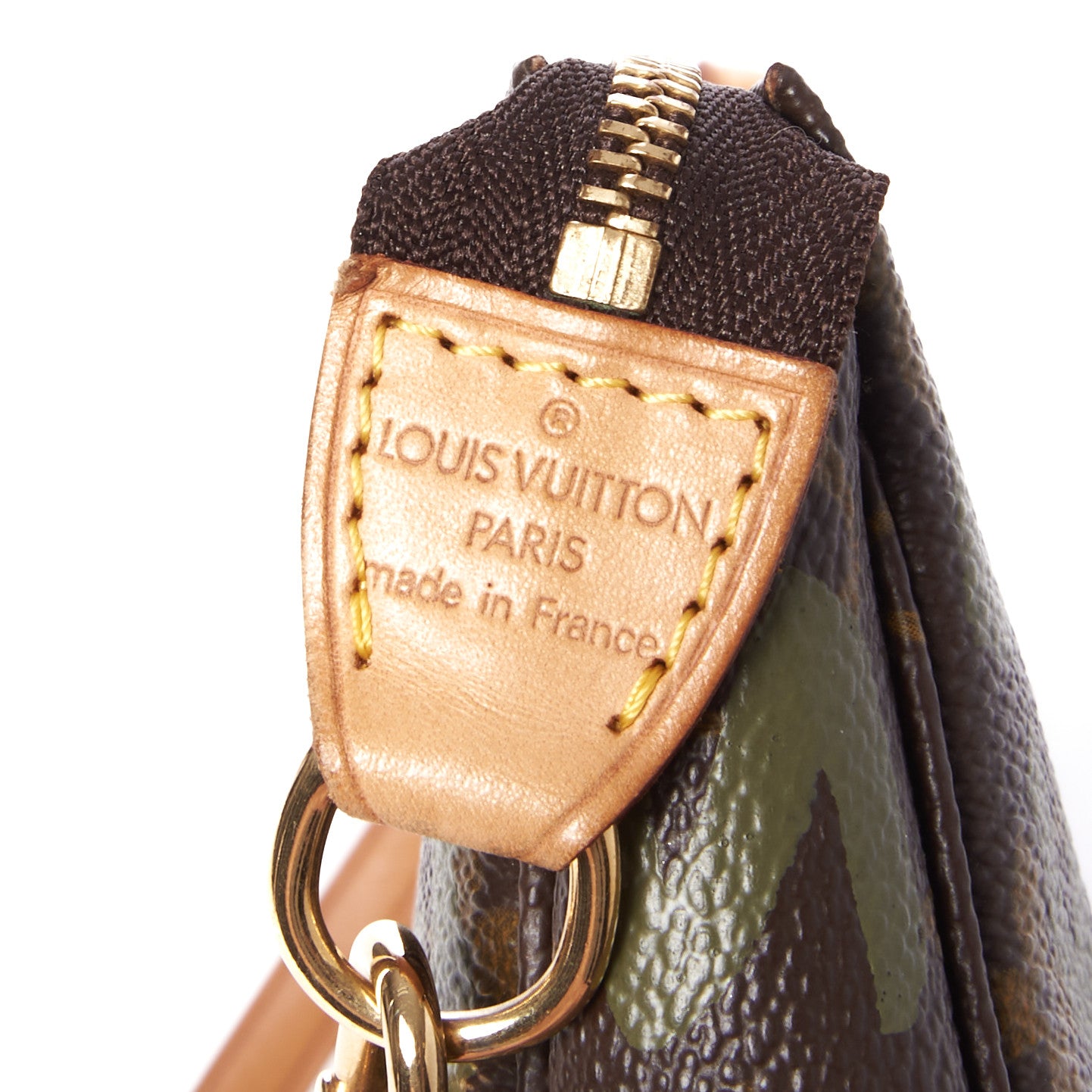 Monogram Graffiti Pochette Accessories Kaki