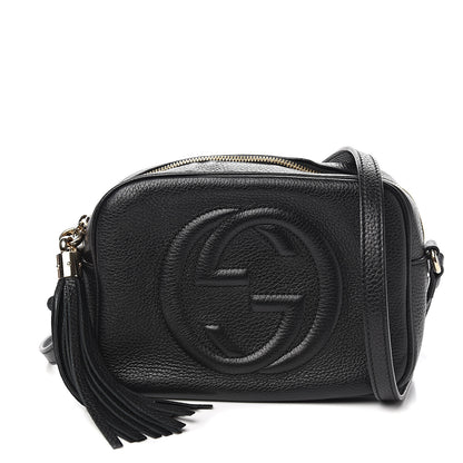 Gucci Pebbled Calfskin Small Soho Disco Bag Black 1 of 8