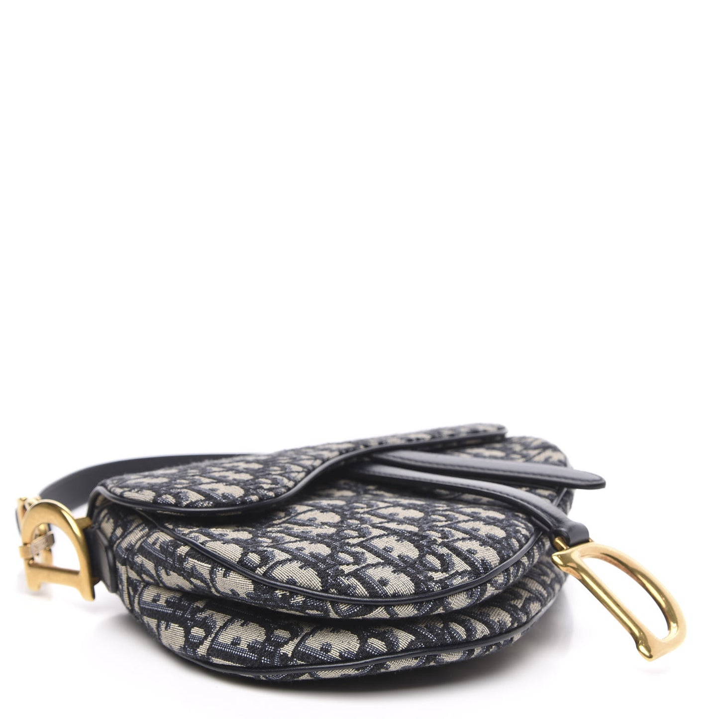 Oblique Saddle Bag Blue