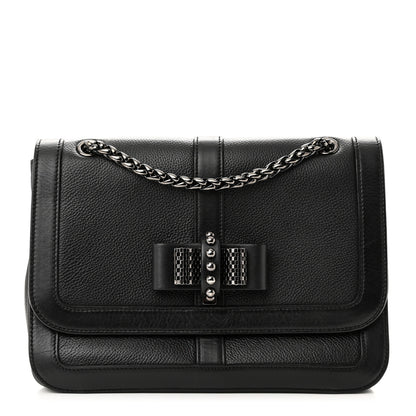 Christian Louboutin Calfskin Small Sweet Charity NV Shoulder Bag Black 1 of 9
