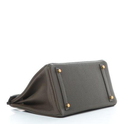 Hermes Togo Birkin 30 Vert De Gris 4 of 11