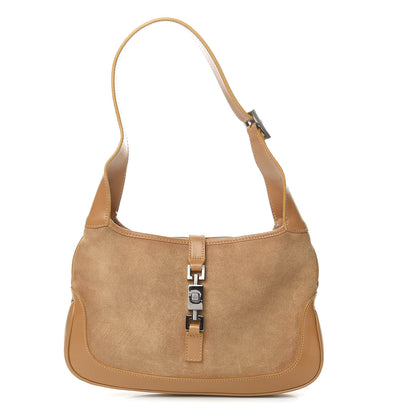 Gucci Suede Small Jackie O Hobo Light Brown 1 of 11