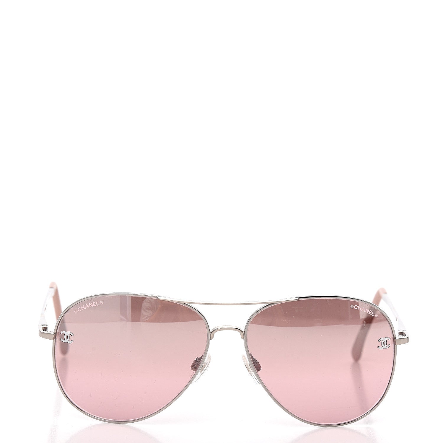 Chanel CC Aviator Sunglasses 4189-T-Q Pink 2 of 6