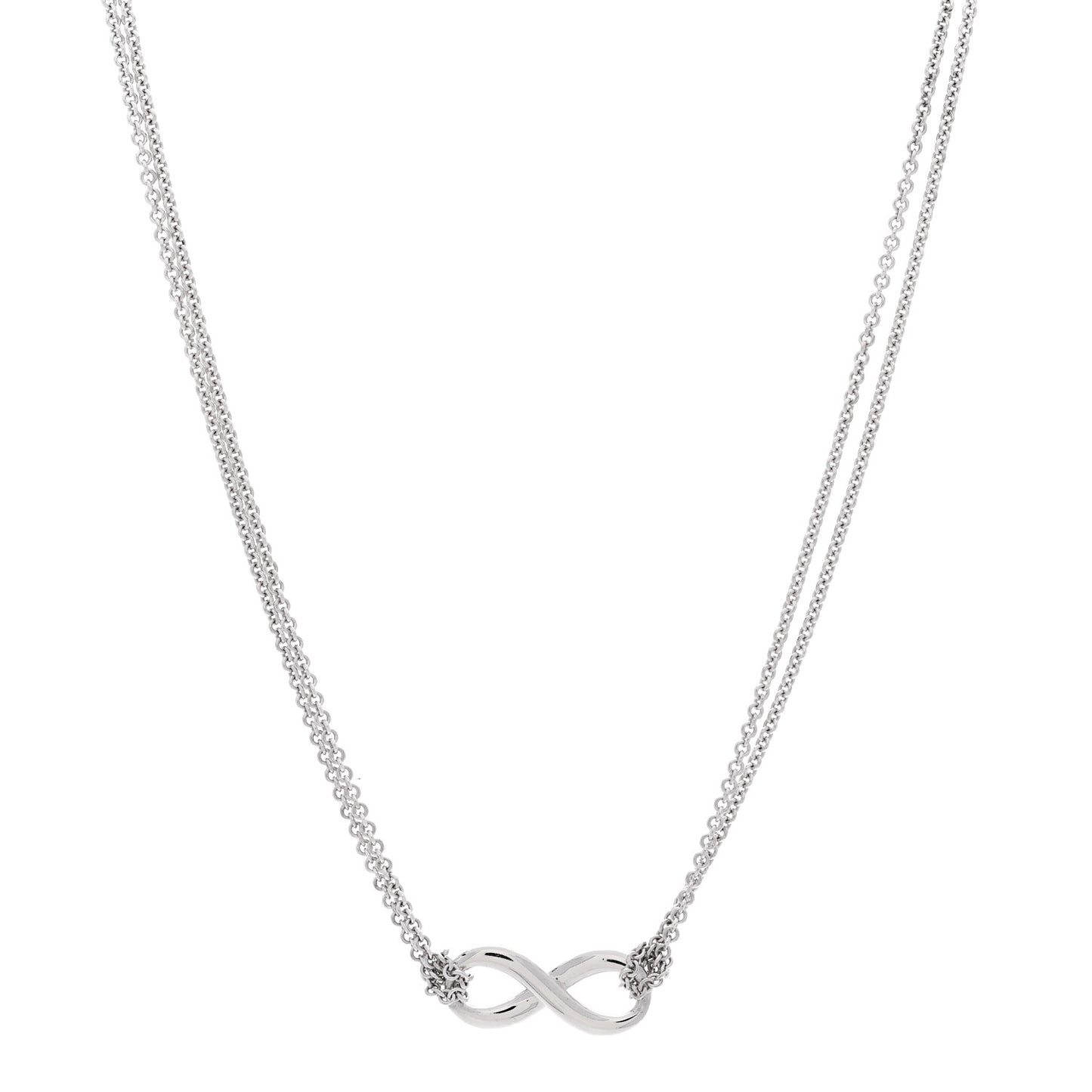 Sterling Silver Infinity Pendant Necklace