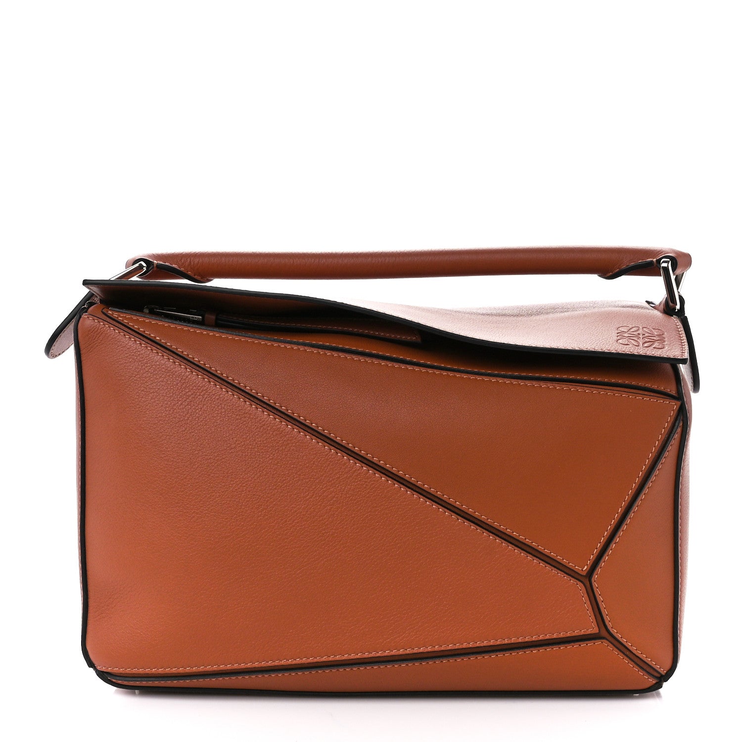Loewe Calfskin Medium Puzzle Bag Tan 1 of 10