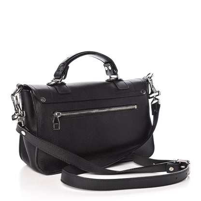 Proenza Schouler Lambskin Tiny PS1 Satchel Black 3 of 9
