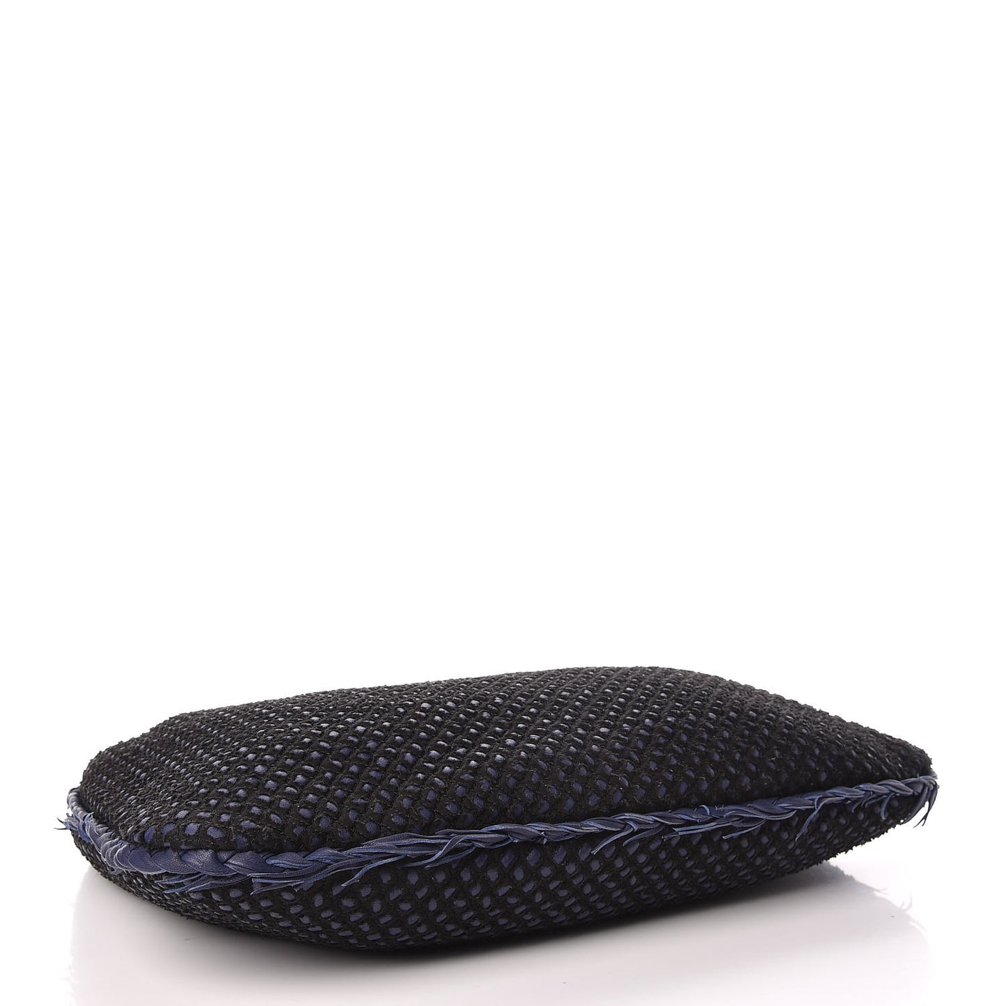 Nappa Silk Mini Ponza Devore Fuzzy Hobo Indigo