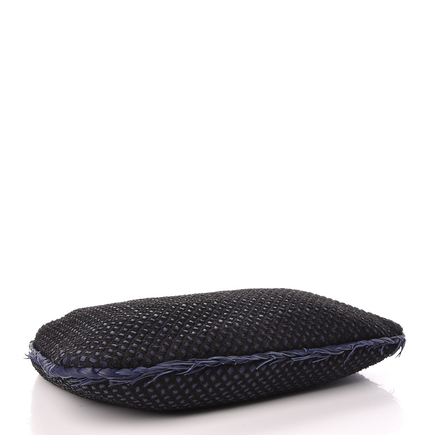 Bottega Veneta Nappa Silk Mini Ponza Devore Fuzzy Hobo Indigo 4 of 10