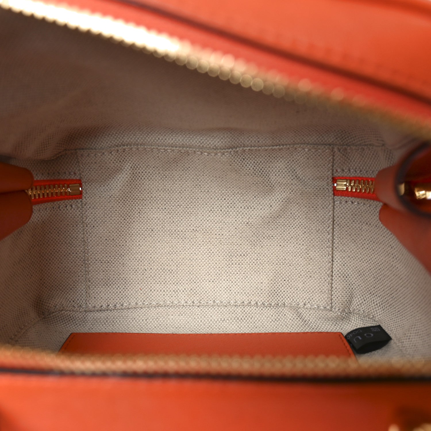 Gucci Sakai Be Green Calfskin Diagonal Stitched Blondie Top Handle Bag Orange 5 of 11