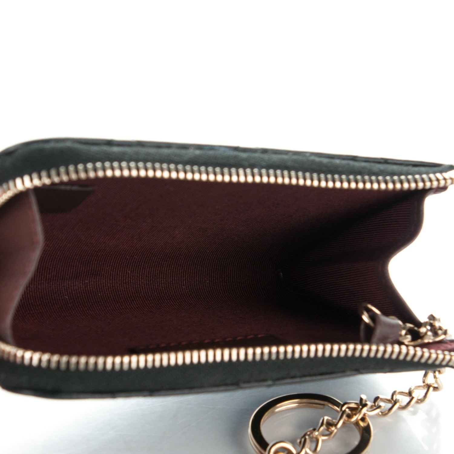 Chanel Lambskin Quilted Key Holder Case Black 5 of 7