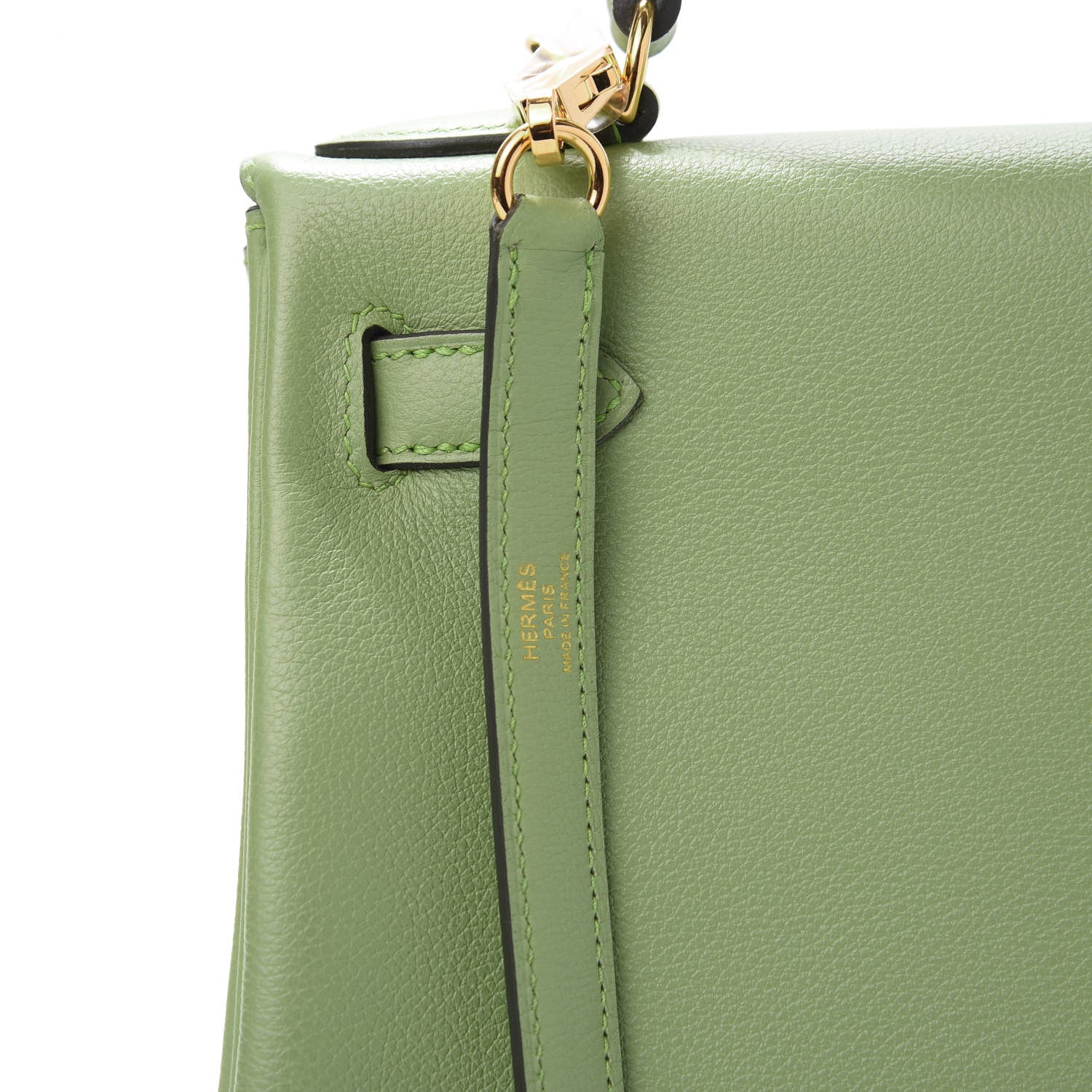 Hermes Evercolor Kelly Retourne 28 Vert Criquet 10 of 13