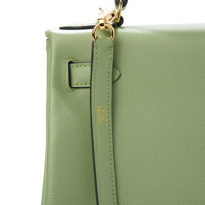 Hermes Evercolor Kelly Retourne 28 Vert Criquet 10 of 13