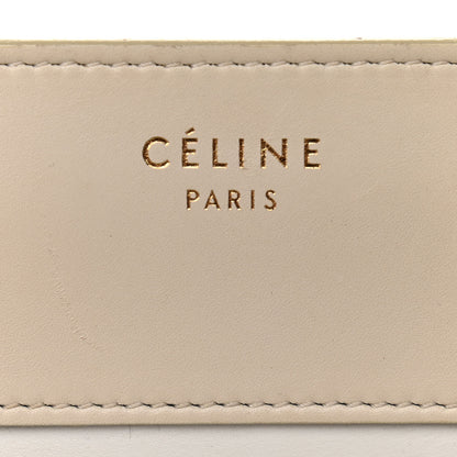 Celine Smooth Calfskin Mini Tri-Color Luggage White 6 of 31