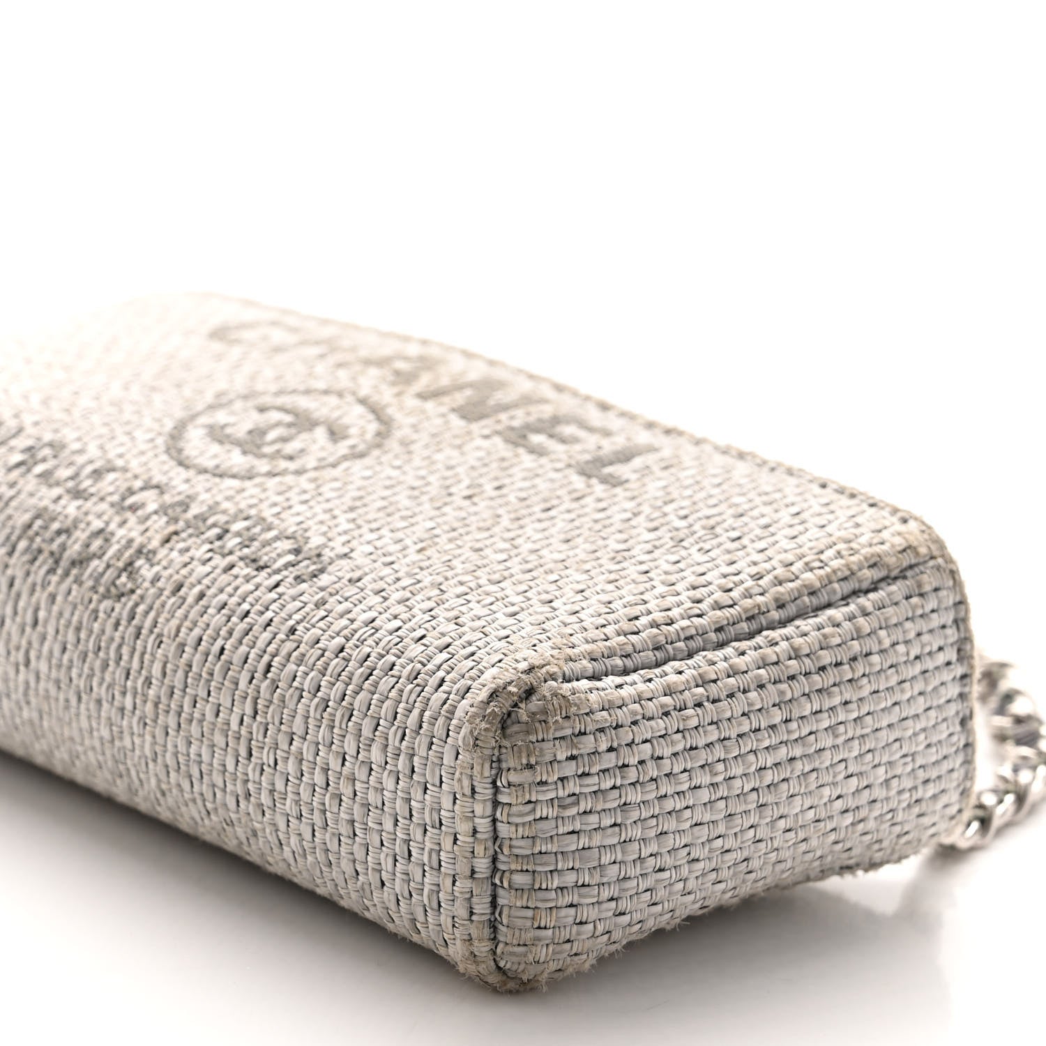 Chanel Canvas Deauville Phone Holder Crossbody 11 of 13