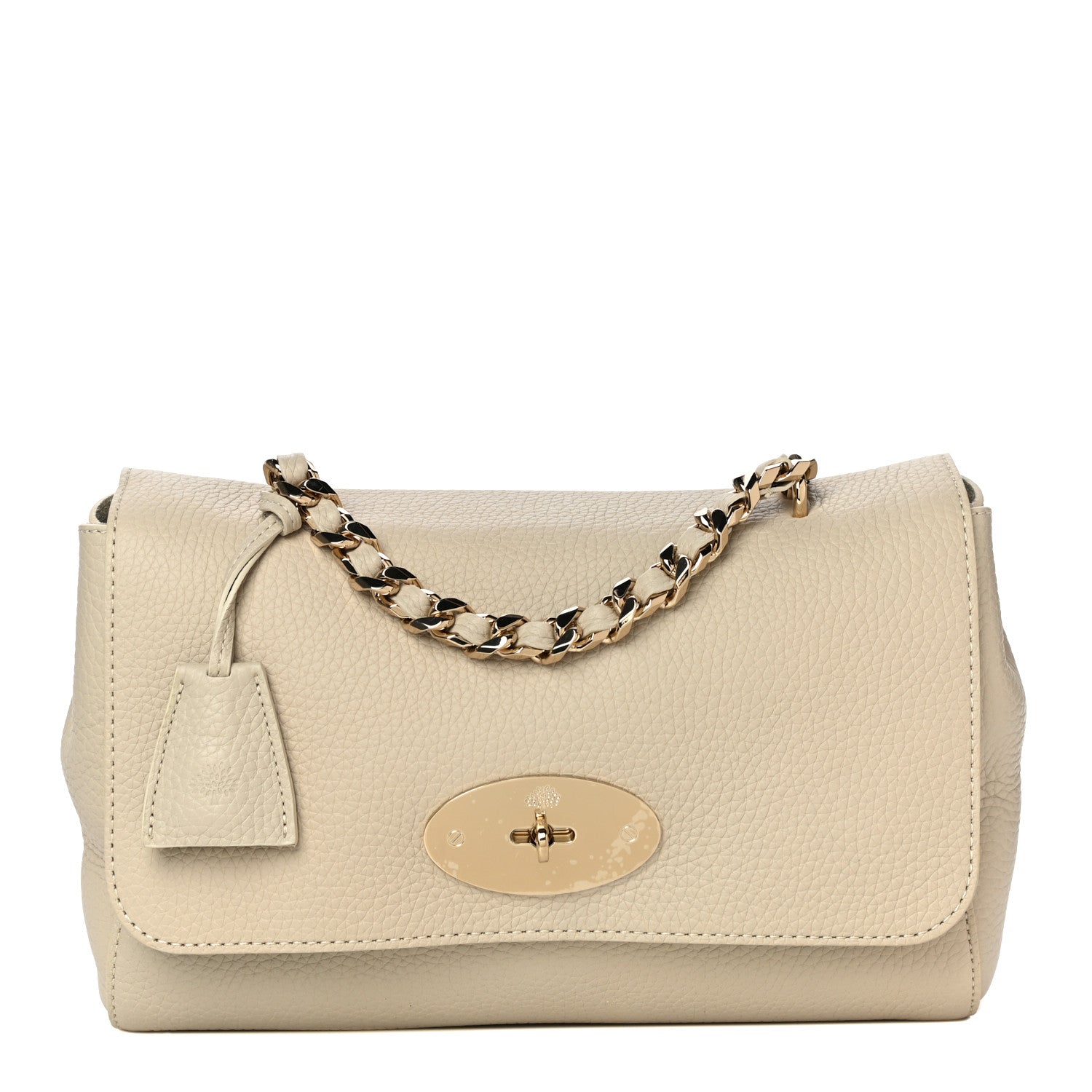 Mulberry Small Classic Grain Calfskin Medium Lily Flap Grey 1 of 11