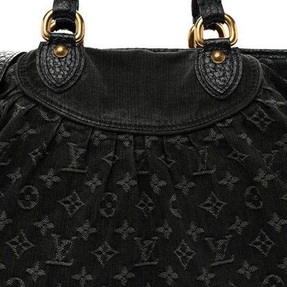 Louis Vuitton Denim Neo Cabby MM Black 7 of 11