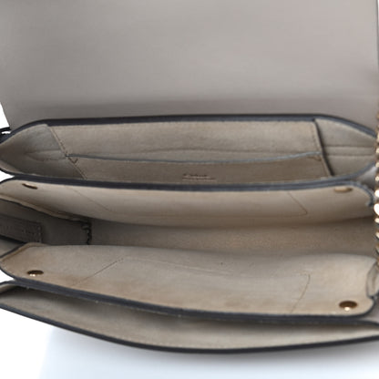 Chloe Suede Calfskin Small Faye Shoulder Bag Motty Grey 5 of 9