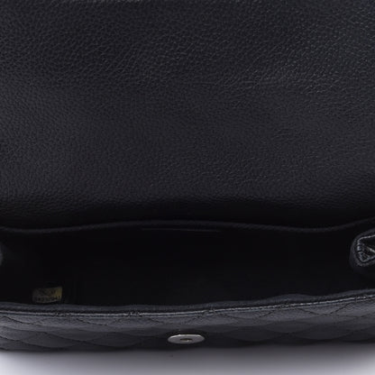 Chanel Grained Calfskin Quilted 2.55 Reissue Flap Belt Bag Clutch Black 4 of 4