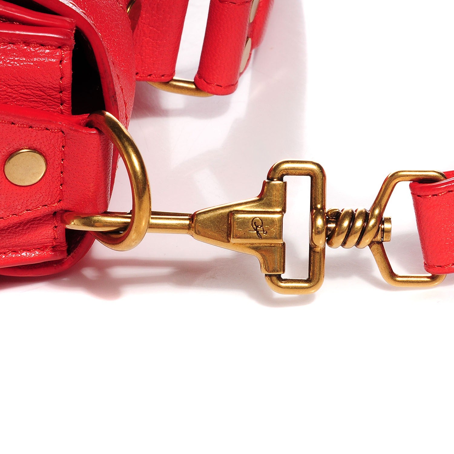 Proenza Schouler Lambskin Medium PS1 Satchel Deep Coral 6 of 12