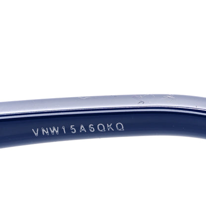 Gucci Acetate Rectangle Frame Web Sunglasses GG0664S Blue 6 of 8