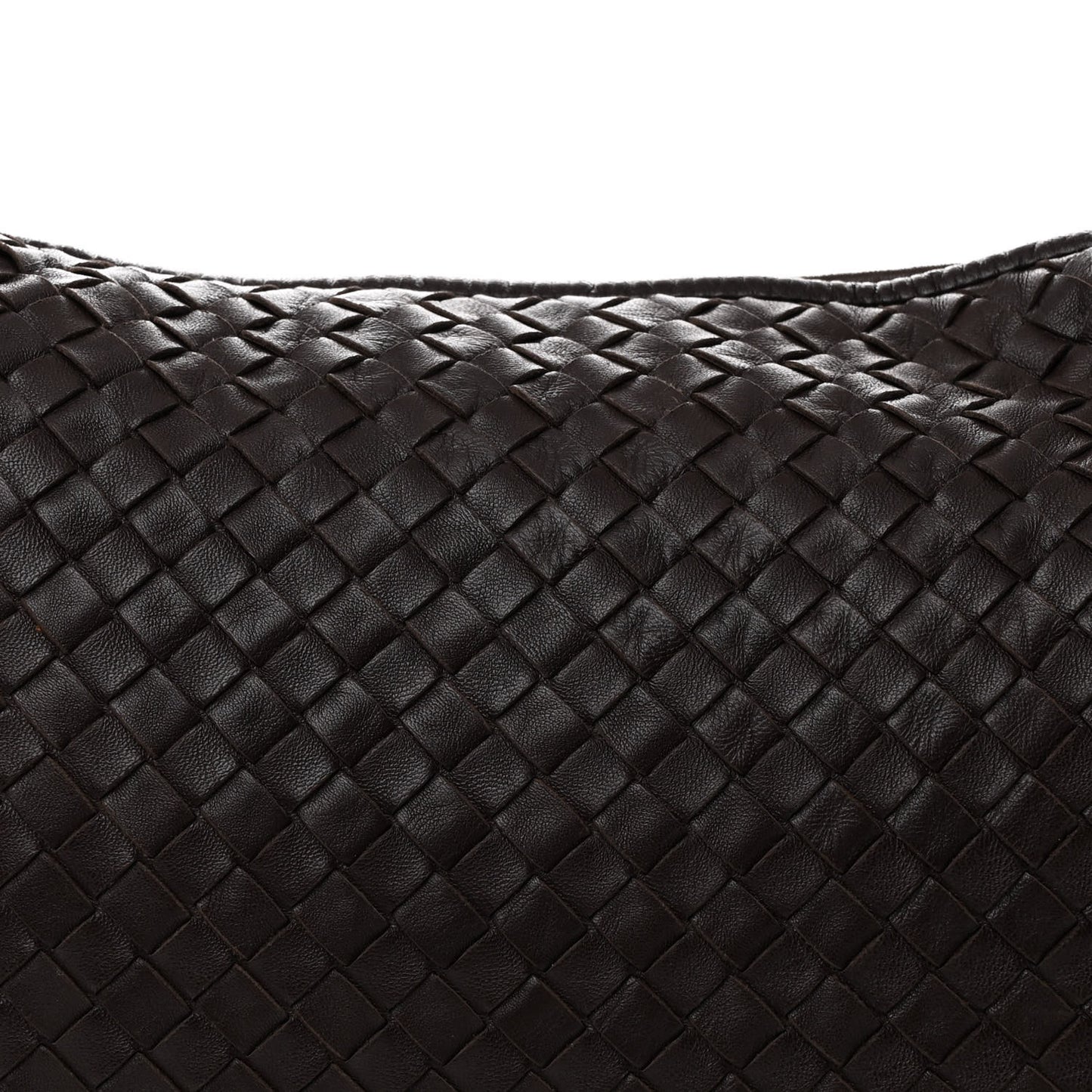 Nappa Intrecciato Large Veneta Hobo Ebano