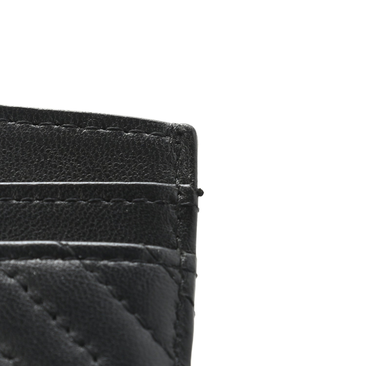 Chanel Lambskin Chevron Quilted Card Holder Black 8 of 8