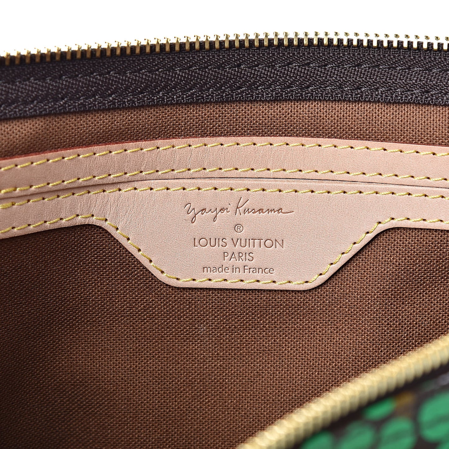 Monogram Kusama Town Speedy 30 Green