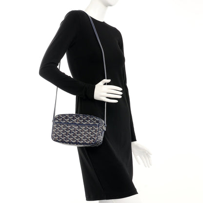 Goyard Goyardine Amacapvert Crossbody Bag Navy Blue 2 of 7