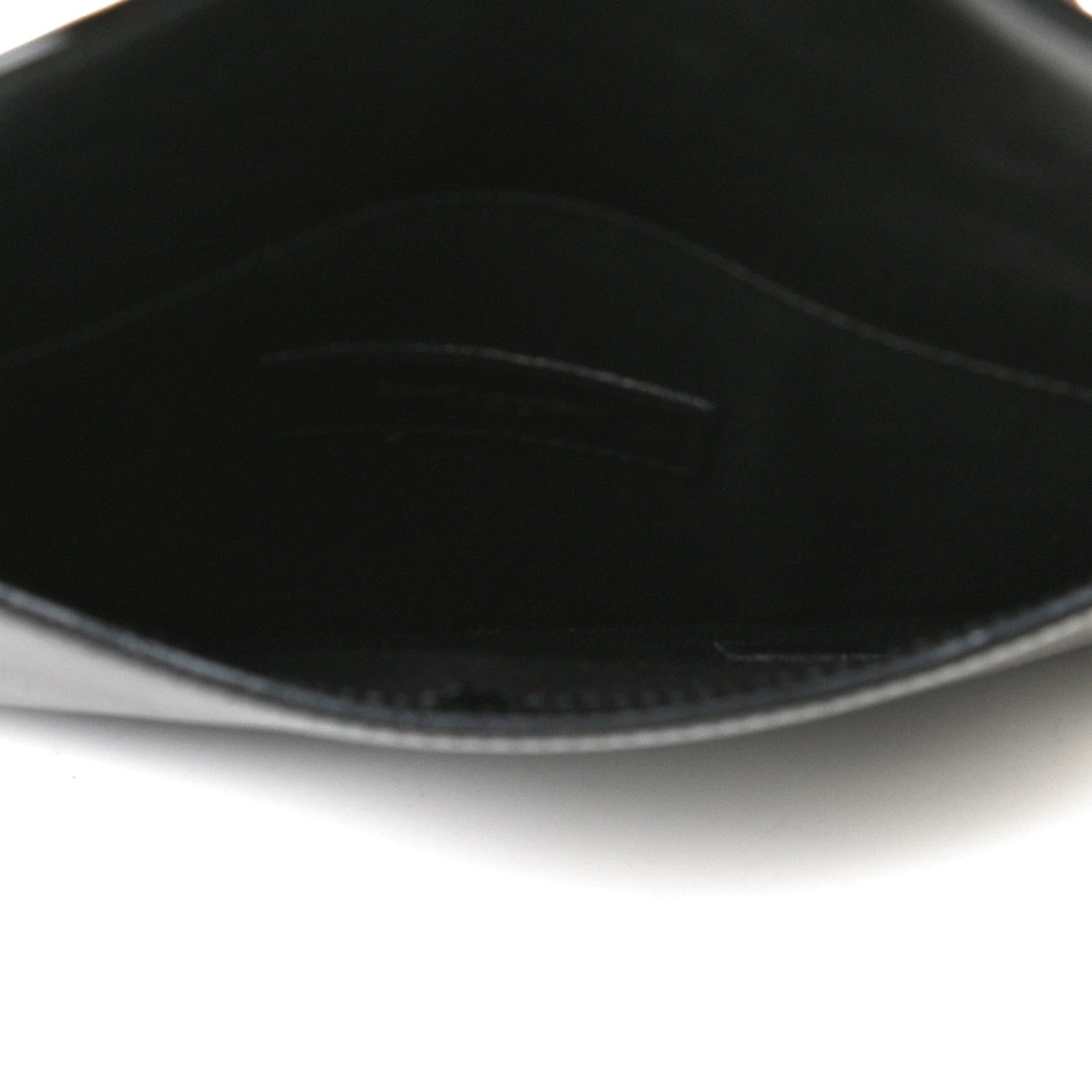 Saint Laurent Smooth Shiny Calfskin Monogram Uptown Baby Pouch Black 4 of 10