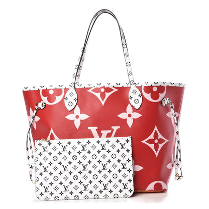 Louis Vuitton Monogram Giant Neverfull MM Rouge 1 of 11