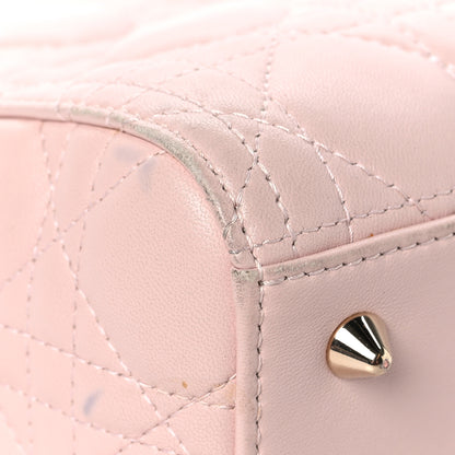 Christian Dior Lambskin Cannage Medium Lady Dior Light Pink 11 of 15
