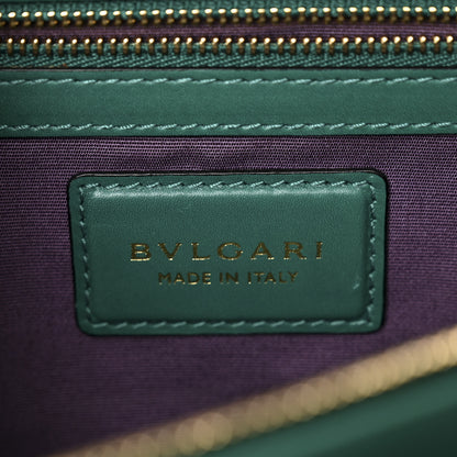 Bulgari Calfskin Serpenti Forever Medium Shoulder Bag Emerald Green 6 of 10