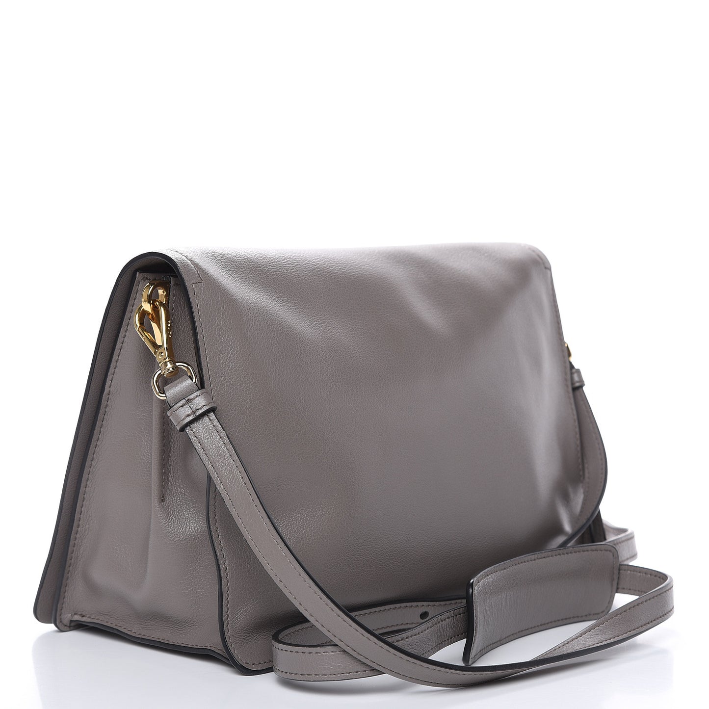 Glace Calf Shoulder Bag Argilla