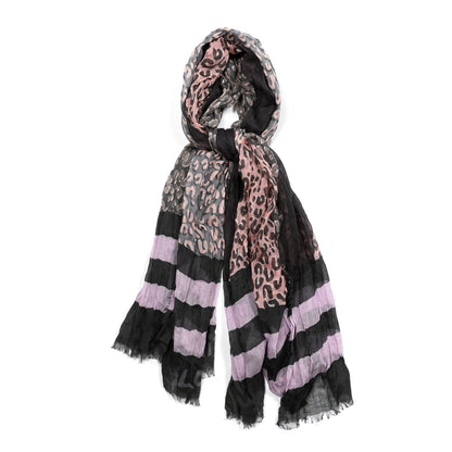 Louis Vuitton Cashmere Silk Leopard V Stole Shawl Multicolor 1 of 3