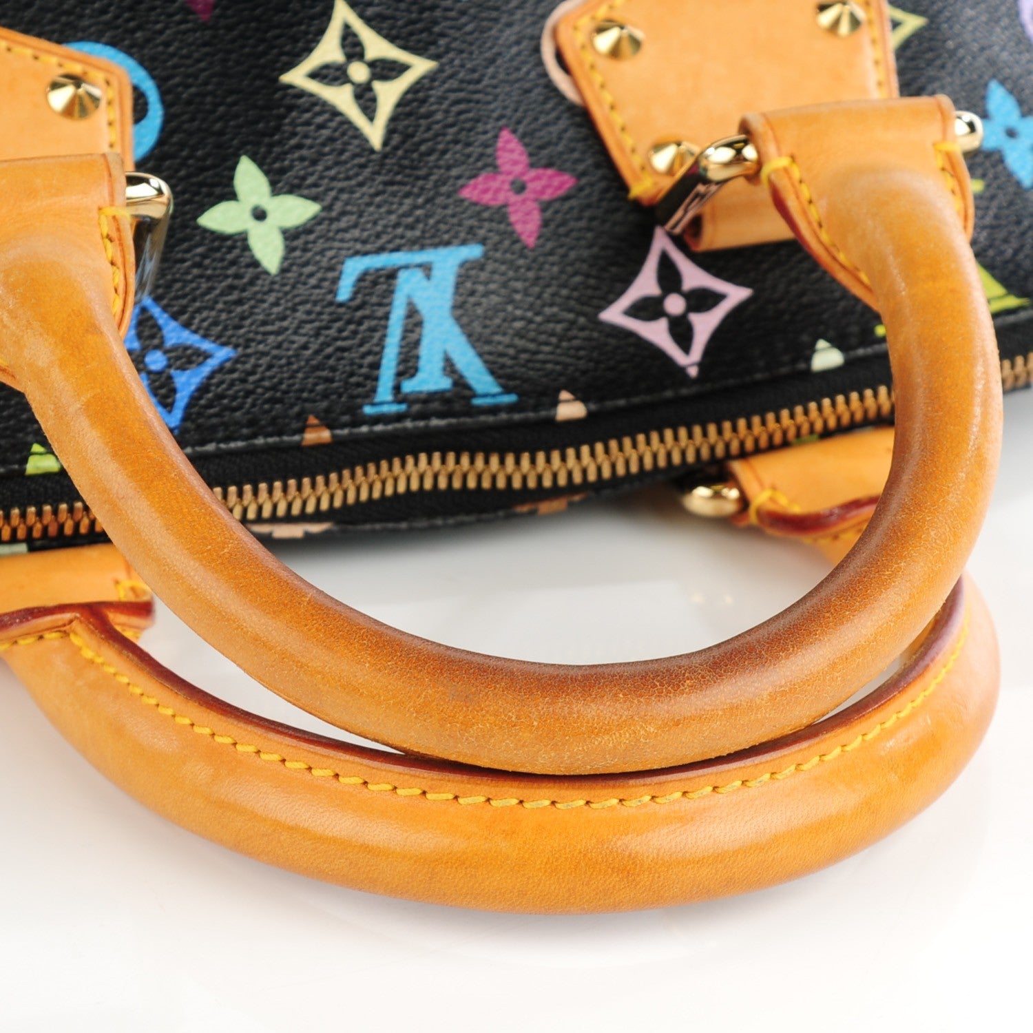 Louis Vuitton Monogram Multicolor Alma Black 6 of 9