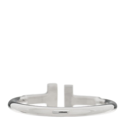 Tiffany 18K White Gold T Wire Ring 52 6 3 of 5