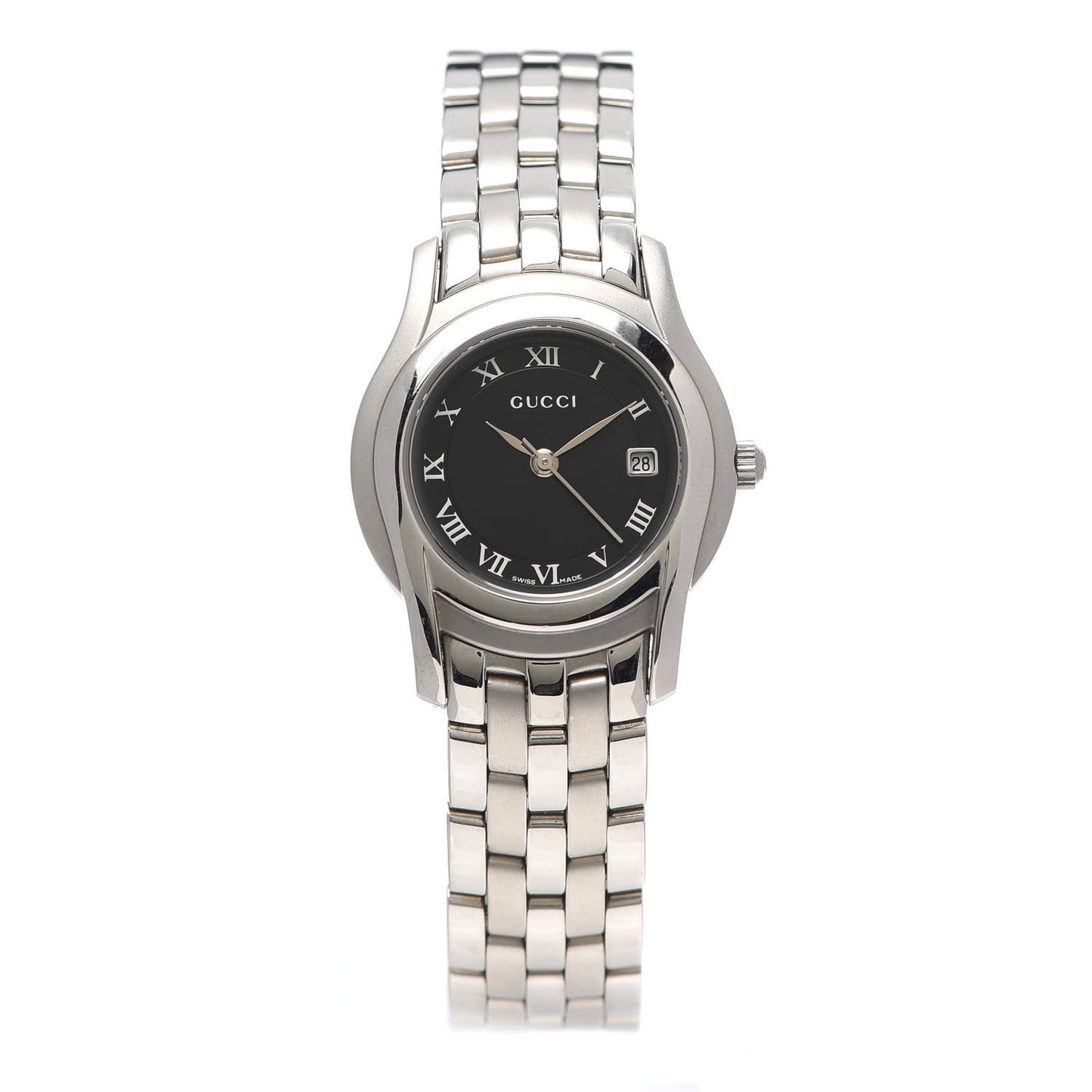 Stainless Steel 27mm 5500L Quartz Watch Black