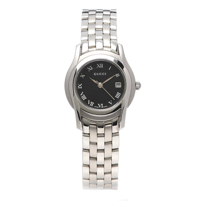 Gucci Stainless Steel 27mm 5500L Quartz Watch Black 1 of 6