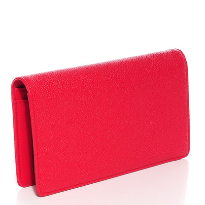 Chanel Caviar Yen CC Wallet Dark Pink 3 of 10